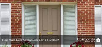 Front Door Cost To Replace