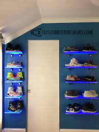 Shoe Display Shelves Led Shelving