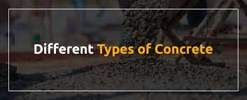 the diffe types of concrete