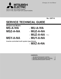 mitsubishi electric ms a wa service