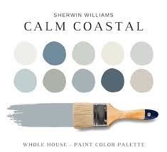 Calm Coastal Paint Color Palette