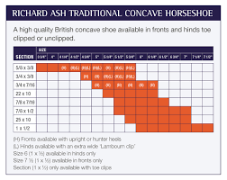 Horseshoe Size Guide