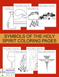 The solemnity of pentecost is this sunday! Symbols Of The Holy Spirit Coloring Pages