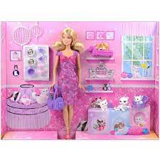 Búp bê Barbie BCF80 và mèo cưng - Dạo chơi cùng thú cưng