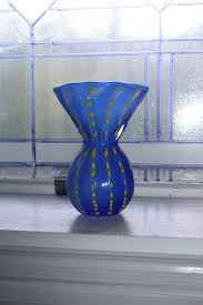 Viz Art Glass Flared Rim Vase Hand