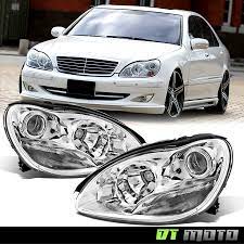 You will surely know when they fail. Replacement 2000 2006 Mercedes Benz W220 S Class S430 S500 Projector Headlights 2017 2018 Is In Stock And For Sale 24carshop Com