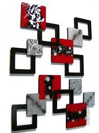 Abstract Wall Hangings 2pc