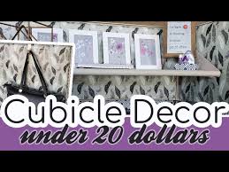 budget cubicle decor makeover