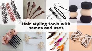 Types Of Hair Styling Tools With Names Uses/Hair Accessories Names/Hair  Styling Tools For Beginners - YouTube