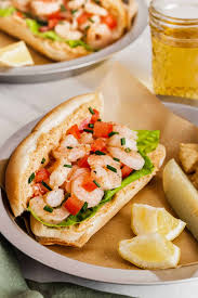 shrimp po boy sandwiches not fried