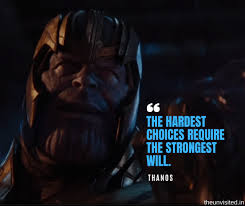 But don't overrated her too much because then you have a whole team of her, think your unbeatable but you're definitely not. 10 Powerful Quotes By Your Favourite Villain Thanos The Unvisited