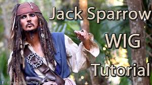 jack sparrow wig cosplay tutorial
