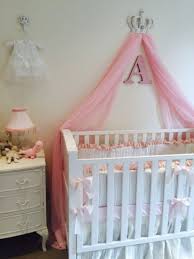 cot bed crown voile canopy nursery