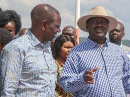Image result for Ruto and raila face off photos