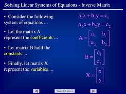 inverse matrix powerpoint presentation