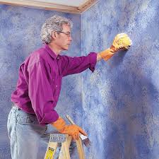 How To Sponge Paint A Wall Pittura A