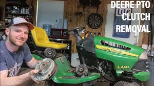john deere pto clutch removal and