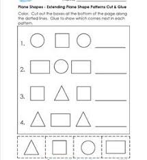 The best part is they are an easy add on to your lesson plan, and they reinforce the skills worked on in the kindergarten centers above. Preschool Shape Pattern Worksheets Preschool Worksheet Gallery