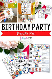 birthday dramatic play ideas that make