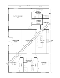 Single Story Barndominium Floor Plans
