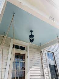 farmhouse porch ceiling haint blue