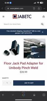 floor jack pinch weld adapters rubber