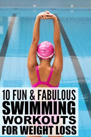 10 swimming workouts to lose weight
