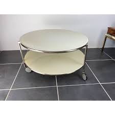 Vintage Coffee Table In Opaline Glass