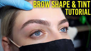 full brow shape and tint tutorial