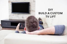 A tv lift mechanism that will sit amidst the custom car audio. Diy How To Build A Custom Tv Lift Using Motorized Tv Mount