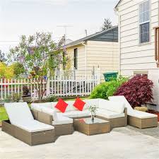 Outsunny 9 Piece Patio Furniture Set