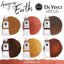 Artist Earth Colors Da Vinci Paints Blog