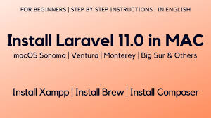install laravel 11 on mac os x