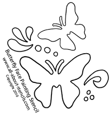 free stencils for face painting for