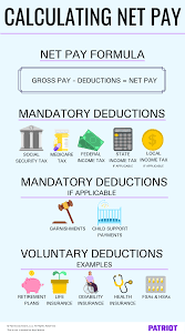 how to calculate net pay step by step