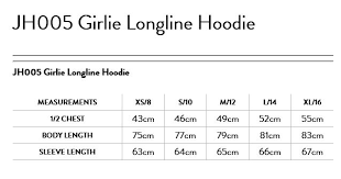 Details About Awdis Ladies Girlie Longline Hoodie Sweatshirt Womens Long Sleeves Hoody Jh005