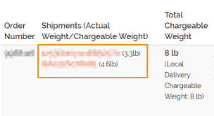 andship ping tips weight size