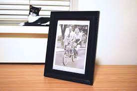 Photo Stuck To Picture Frame Glass