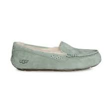 Ugg Ansley Sea Green Slip On Moccasins Shoes Womens