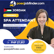 spa attendant poea jobs work abroad