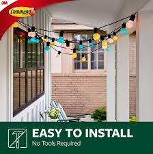 Command Outdoor Light Clips 3m