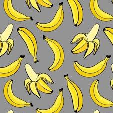 funny banana fabric wallpaper and home