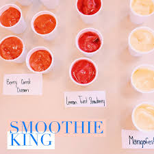 getting my smoothie on at smoothie king