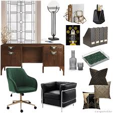art deco style to your office