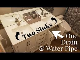 Install Double Bowl Sink Vanity W Only