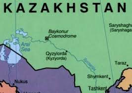 Image result for where is baikonur? - map