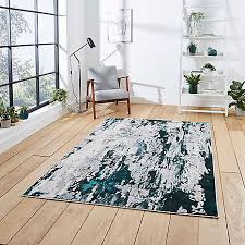think rugs apollo abstract metallic rug