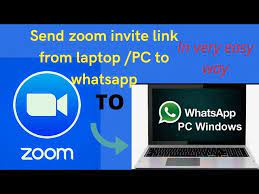 zoom meeting how to send zoom link from