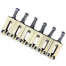 solid brass guitar bridge saddles for