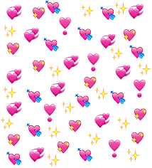 pink heart emoji png transpa png mart